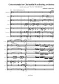 Concert etude for Clarinet in D and string orchestra