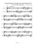 Concert etude for Trumpet in C and Trumpet in B